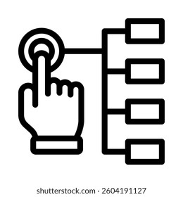 Hierarchy Icon Element for Design