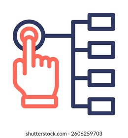 Hierarchy Icon Element for Design