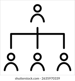 Hierarchy Icon Element For Design