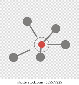 Hierarchy icon. Network icon.
