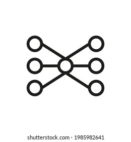 Hierarchy icon. Premium quality object. Vector sign isolated on a white background. 