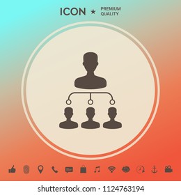 Hierarchy icon symbol