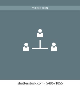 hierarchy icon vector, can be used for web and mobile design