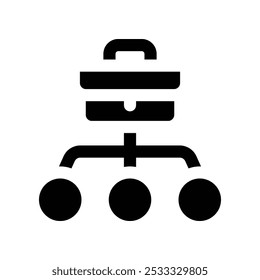Hierarchie-Symbol. Vektorsymbol für Ihre Website, Ihr Handy, Ihre Präsentation und Ihr Logo-Design.