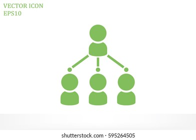 hierarchy icon vector illustration.
