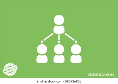 hierarchy icon vector illustration