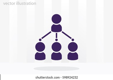hierarchy icon vector illustration
