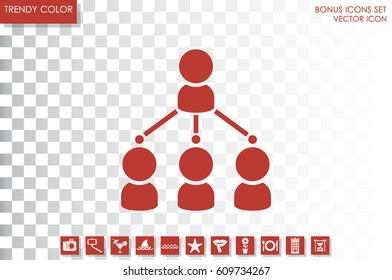 hierarchy icon vector illustration