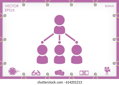 hierarchy icon vector illustration