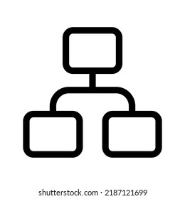 Hierarchy Icon Vector Symbol Design Illustration
