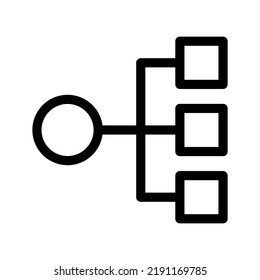Icono de jerarquía Símbolo de diseño Ilustración de diseño
