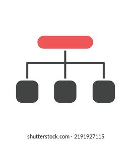 hierarchy icons  symbol vector elements for infographic web