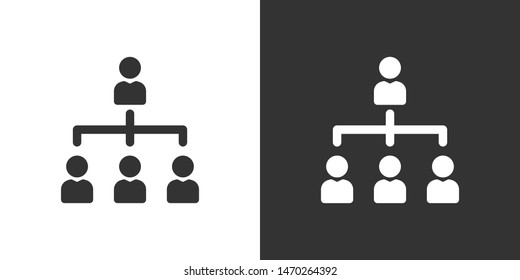 Hierarchy Illustration Symbol Icon Vector