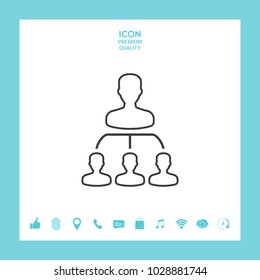 Hierarchy - line icon