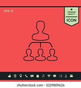 Hierarchy - line icon