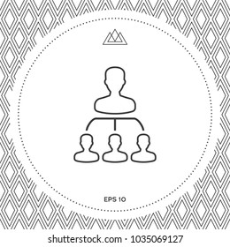 Hierarchy - line icon