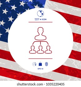 Hierarchy - line icon