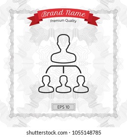 Hierarchy - line icon