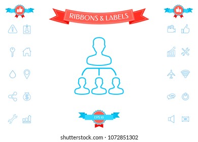 Hierarchy - line icon