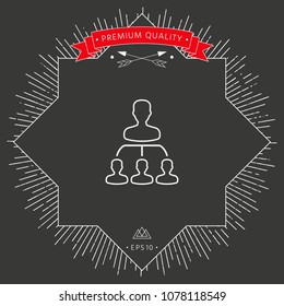 Hierarchy - line icon