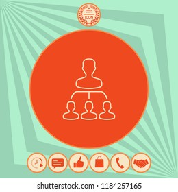 Hierarchy - line icon