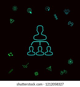 Hierarchy - line icon
