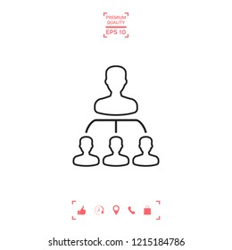 Hierarchy - line icon