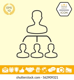 Hierarchy - line icon