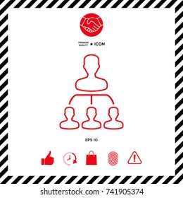 Hierarchy - line icon