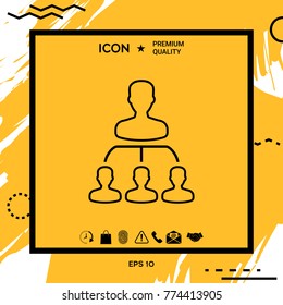 Hierarchy - line icon