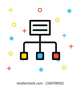 hierarchy network diagram 