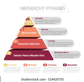 Hierarchy Pyramid Infographic