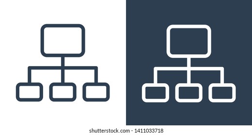 Hierarchy Sign Symbol Icon Vector