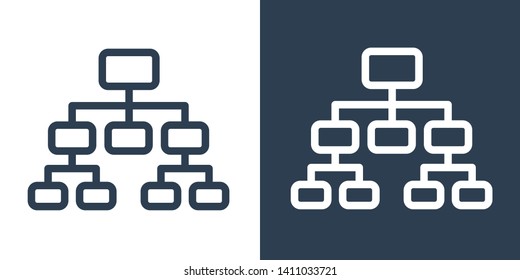 Hierarchy Sign Symbol Icon Vector
