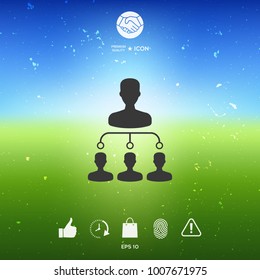 Hierarchy symbol icon