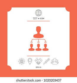Hierarchy symbol icon