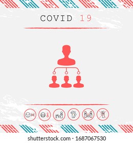 Hierarchy symbol icon. Graphic elements for your design