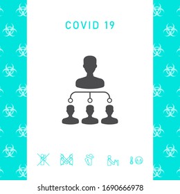 Hierarchy symbol icon. Graphic elements for your design