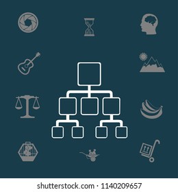 hierarchy vector icon