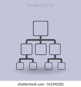 hierarchy vector icon