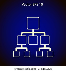 hierarchy vector icon