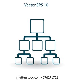 hierarchy vector icon