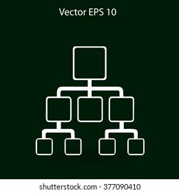 hierarchy vector icon