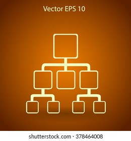 hierarchy vector icon