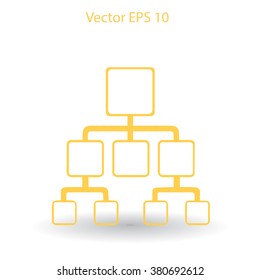 hierarchy vector icon