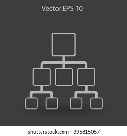 hierarchy vector icon