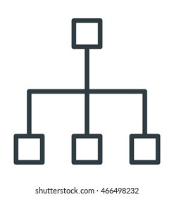 Hierarchy Vector Icon