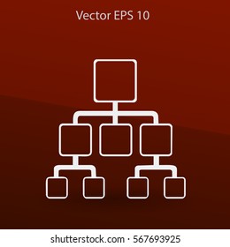 hierarchy vector icon