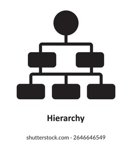 Hierarchy Vector Icon which can easily modify or edit

