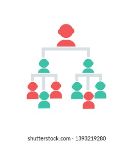 Hierarchy vector sign symbol. vector clean Hierarchy icon for website or mobile apps